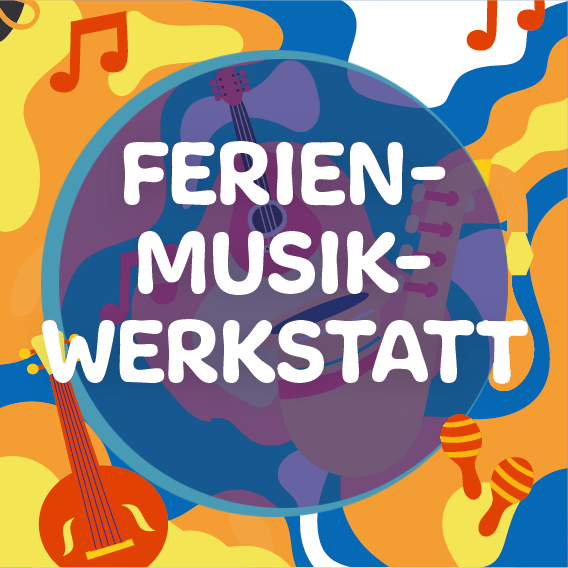 Eine bunte Kachel illustriert den Button.